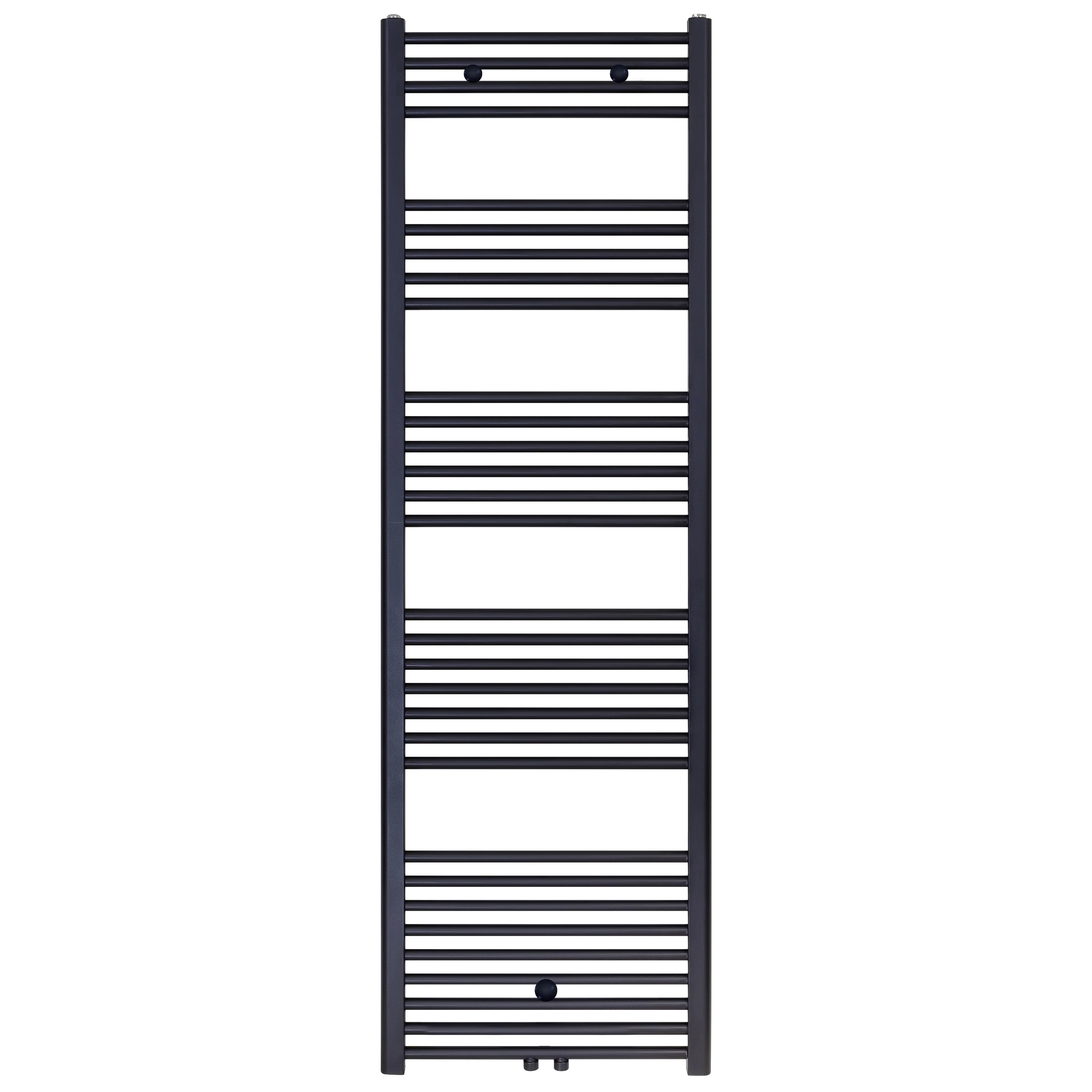 BELRAD SÈCHE-SERVIETTES - RACCORDEMENT GAUCHE-DROITE/CENTRAL - 944 WATT - 1800X600CM - NOIR MAT