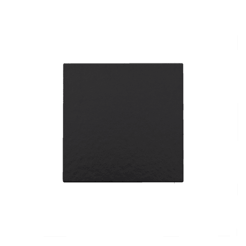 Set de finition avec sortie de câble pour cache-trou avec serre-fil, couleur piano black coated