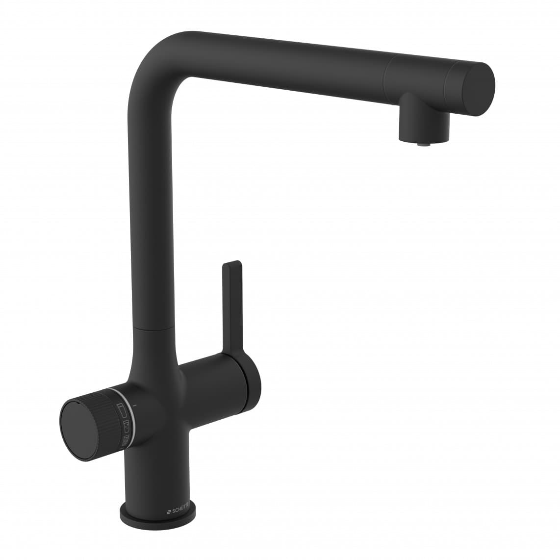 99960 AQUASTAR PREMIUM robinet d'évier à eau gazeuse plus système de refroidissement et de filtration, noir mat
