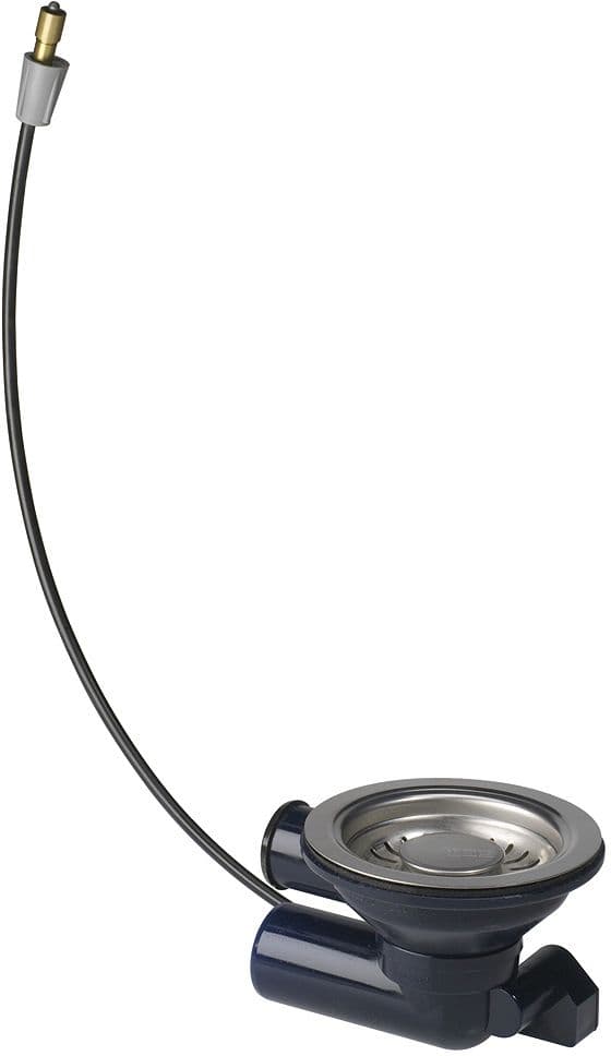 CREPINE + TROP-PLEIN + CABLE 65CM FRANKE 3"1/2 NOUVEAU VIEUX