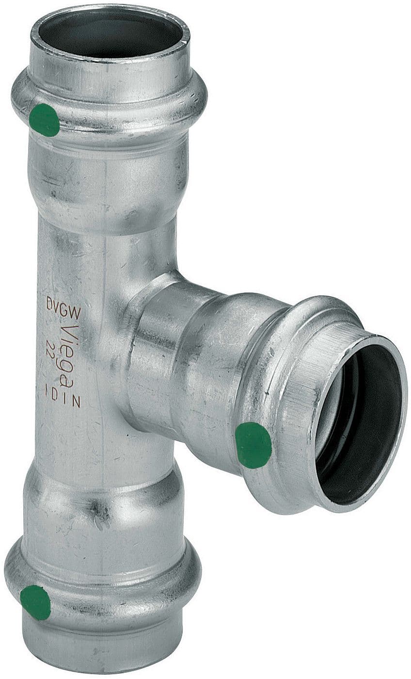 T 22MM SANPRESS INOX VIEGA