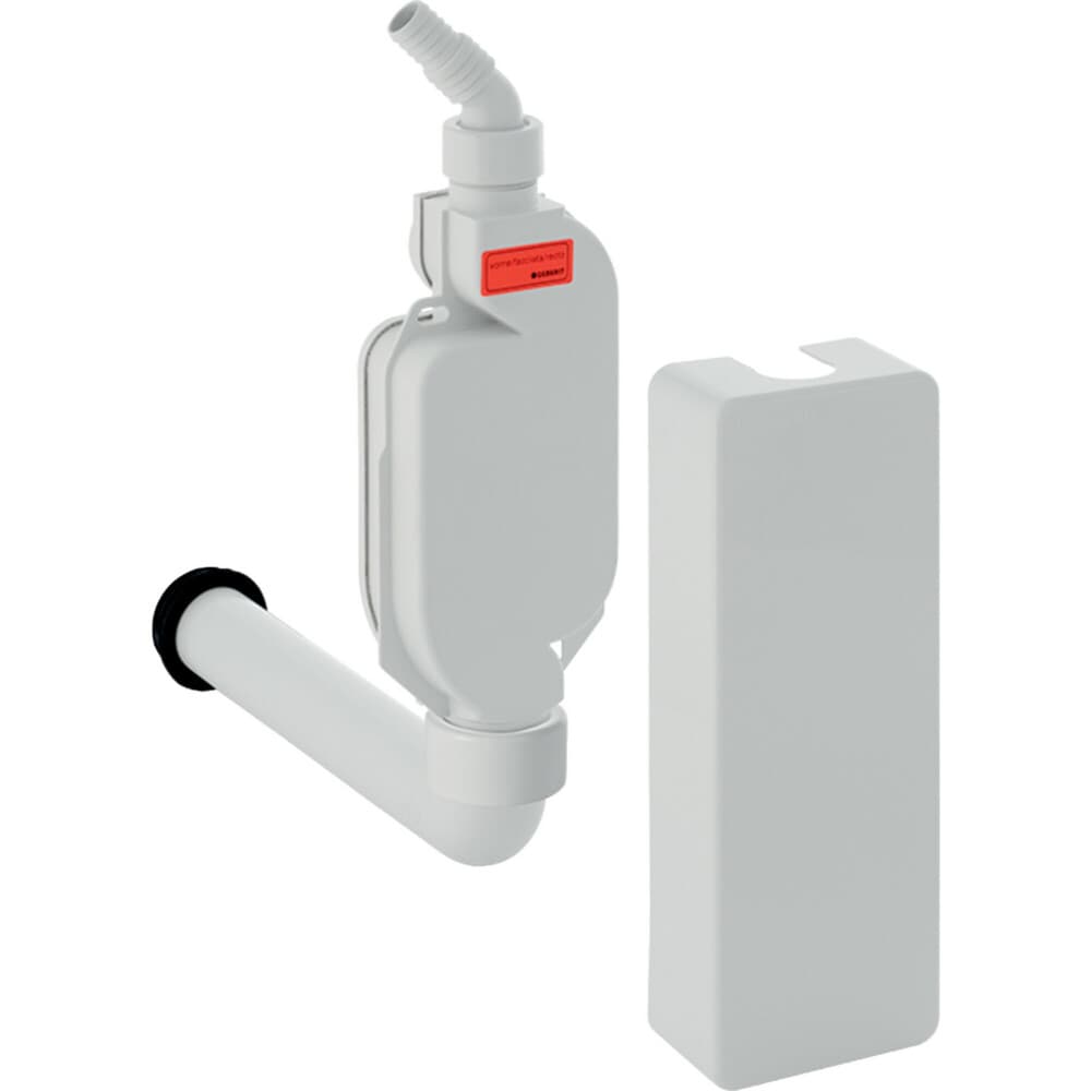 Geberit siphon apparent machines à laver/vaisselle D40mm capot garde d'eau 70mm