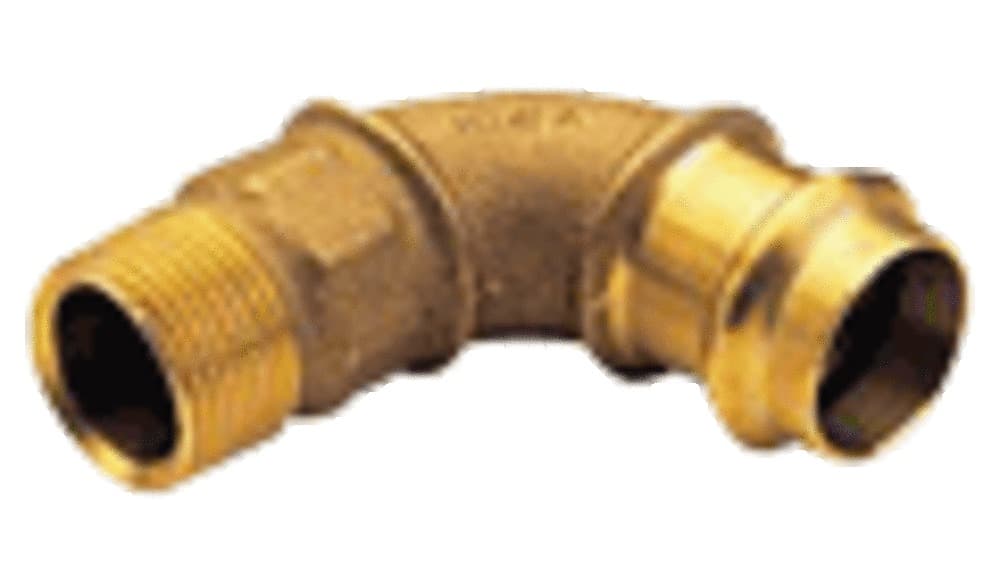 Conex Bänninger Profil-B coude sertir 90° bronze 18x1/2"M