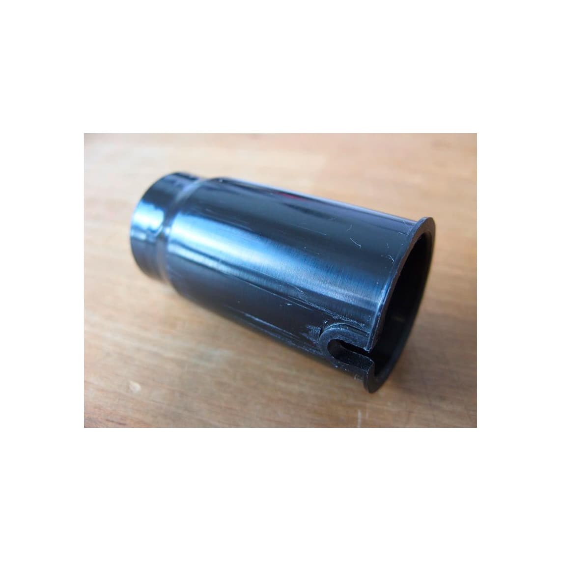 01757 Insert en plastique, noir, pour flexible de douche pour vaisselle avec écrou conique long