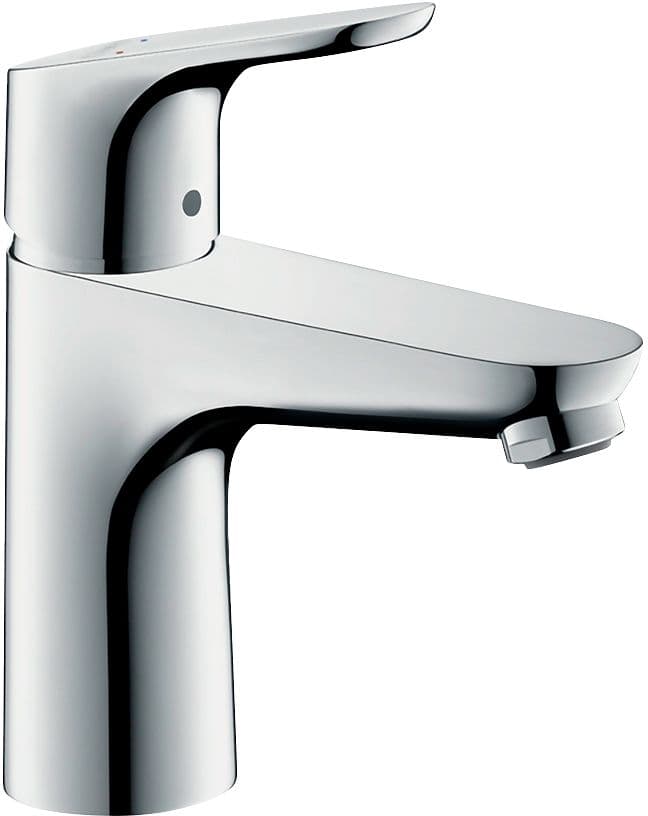 MITIGEUR LAVABO FOCUS 100 LOWFLOW HG +VIDAGE AUTOMATIQUE CHROME