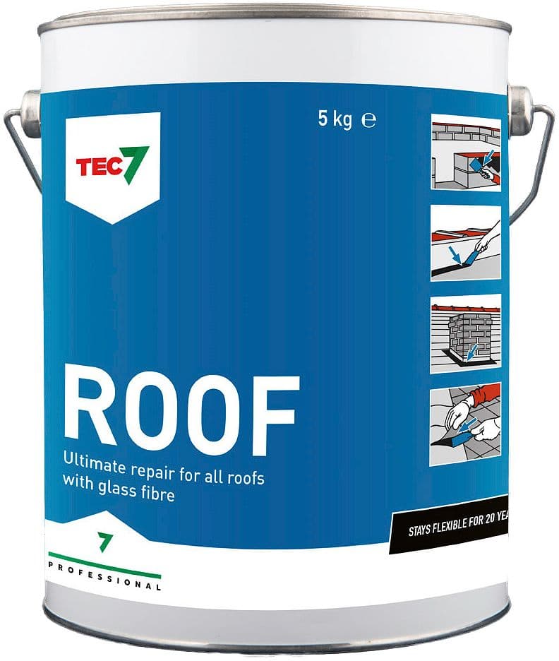 PÂTE DE REPARATION DE TOIT WP7 ETANCHE TOITURE BIDON 4,4L
