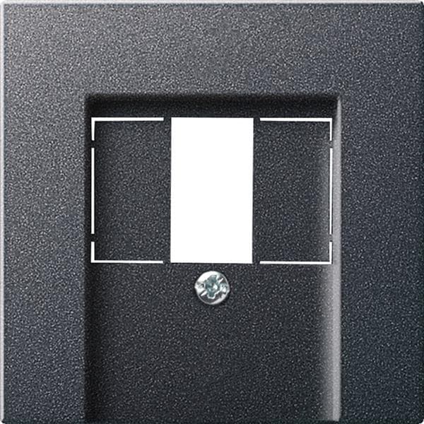 Cache pour TAE et USB Anthracite sans zone d'inscription