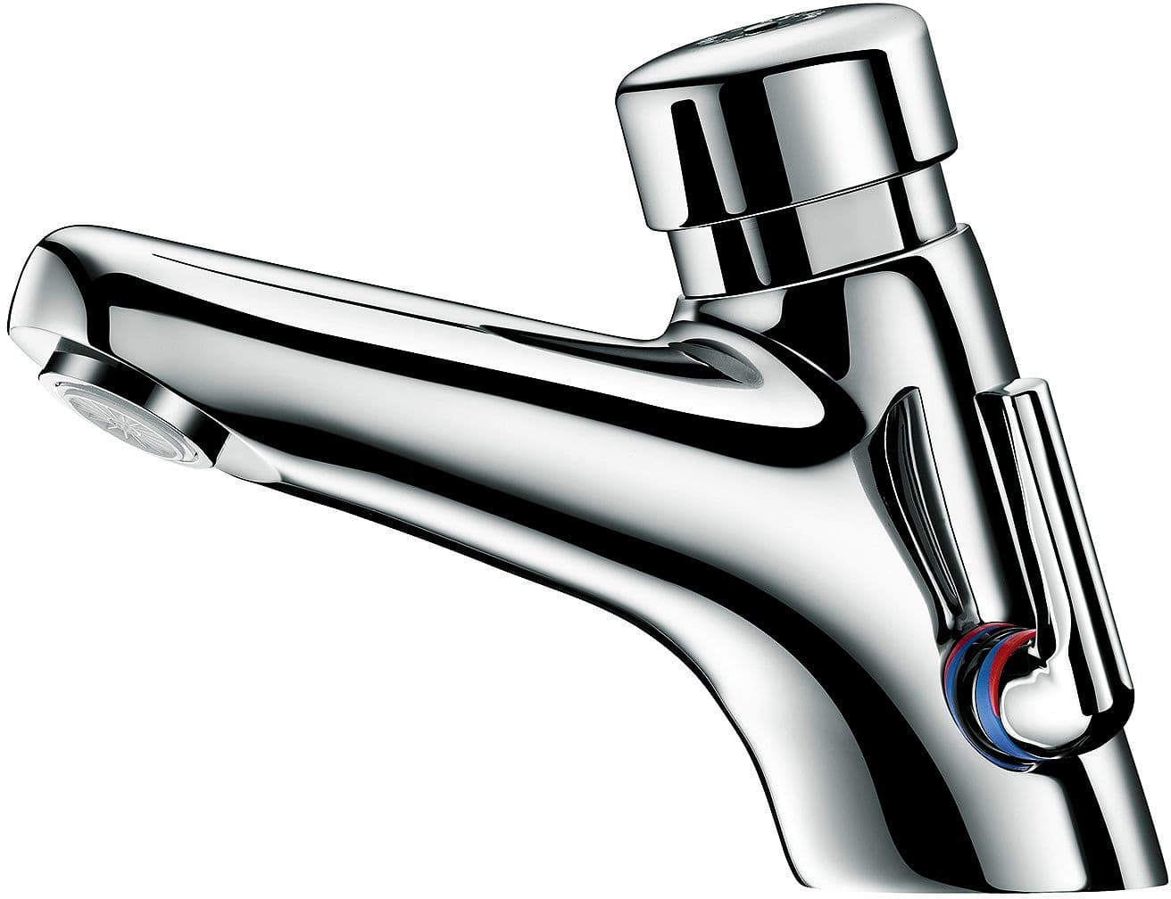 MELANGEUR LAVABO TEMPORISE TEMPOMIX 2 DELABIE 7 SECONDES CHROME