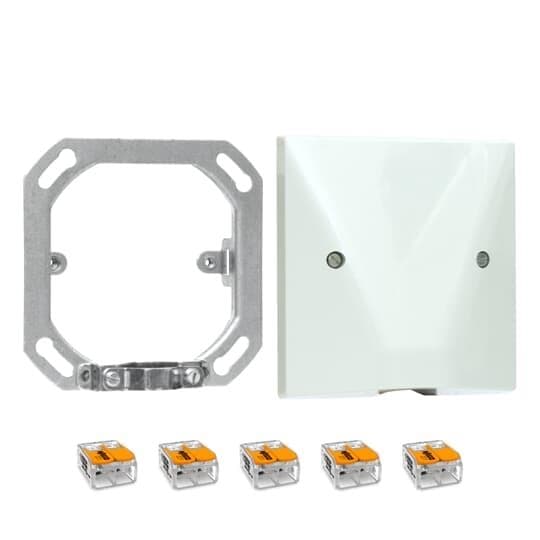Boîte de raccordement pour connections fixes 3 pôles + N + T avec bornes Wago 6mm² Gris
