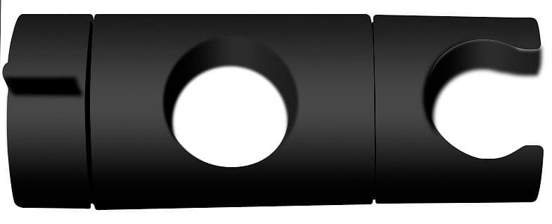 CURSEUR DOUCHE 24MM NOBILI NOIR