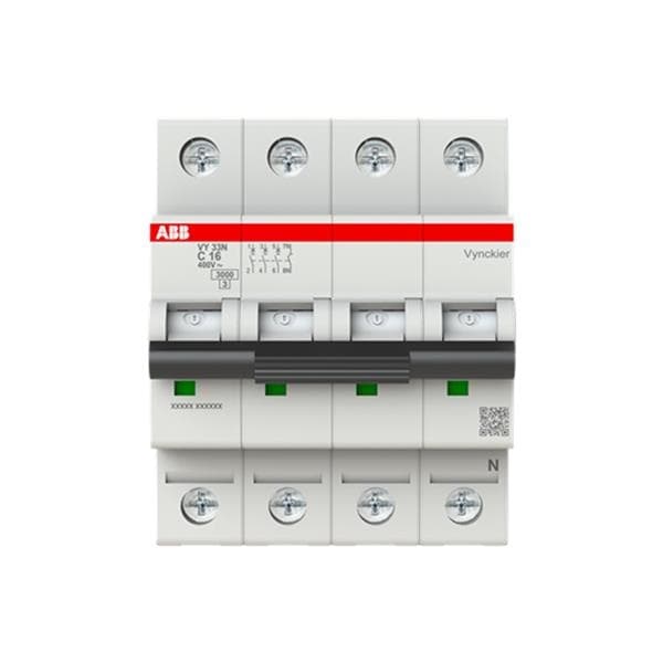 Disjoncteur VY30 3 pôles + N courbe C 16A 3kA