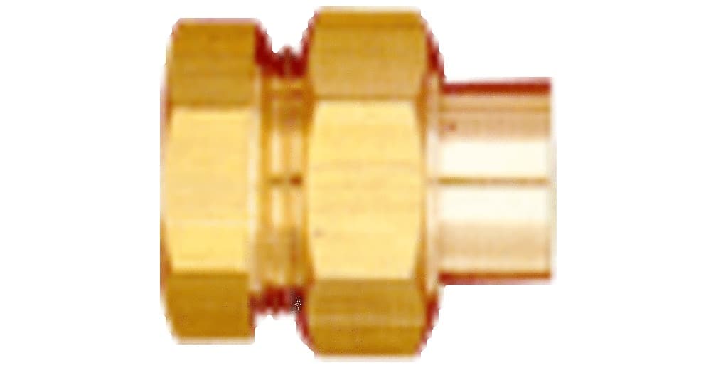 raccord union 3 pièces sphéro-conique matière laiton 1/2"F x 12 mm