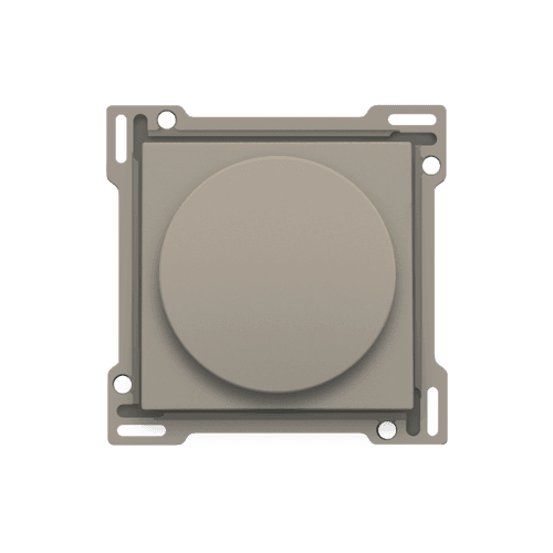 Set de finition pour variateur à bouton rotatif ou régulateur de vitesse, incl. bouton rotatif, couleur bronze coated