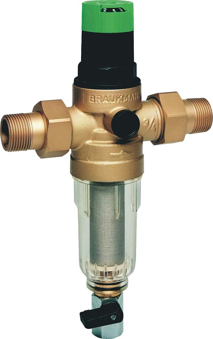 REDUCTEUR PRESSION EAU +FILTRE BRAUKMANN 4/4"AA