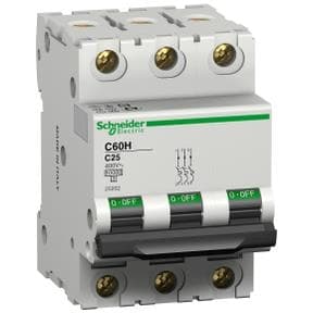 Disjoncteur modulaire Multi 9 - C60H - 3 pôles 16A courbe C