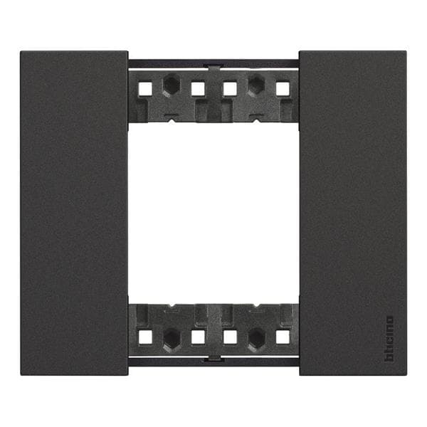 LNow plaque 2 modules Noir pour support référence K4702