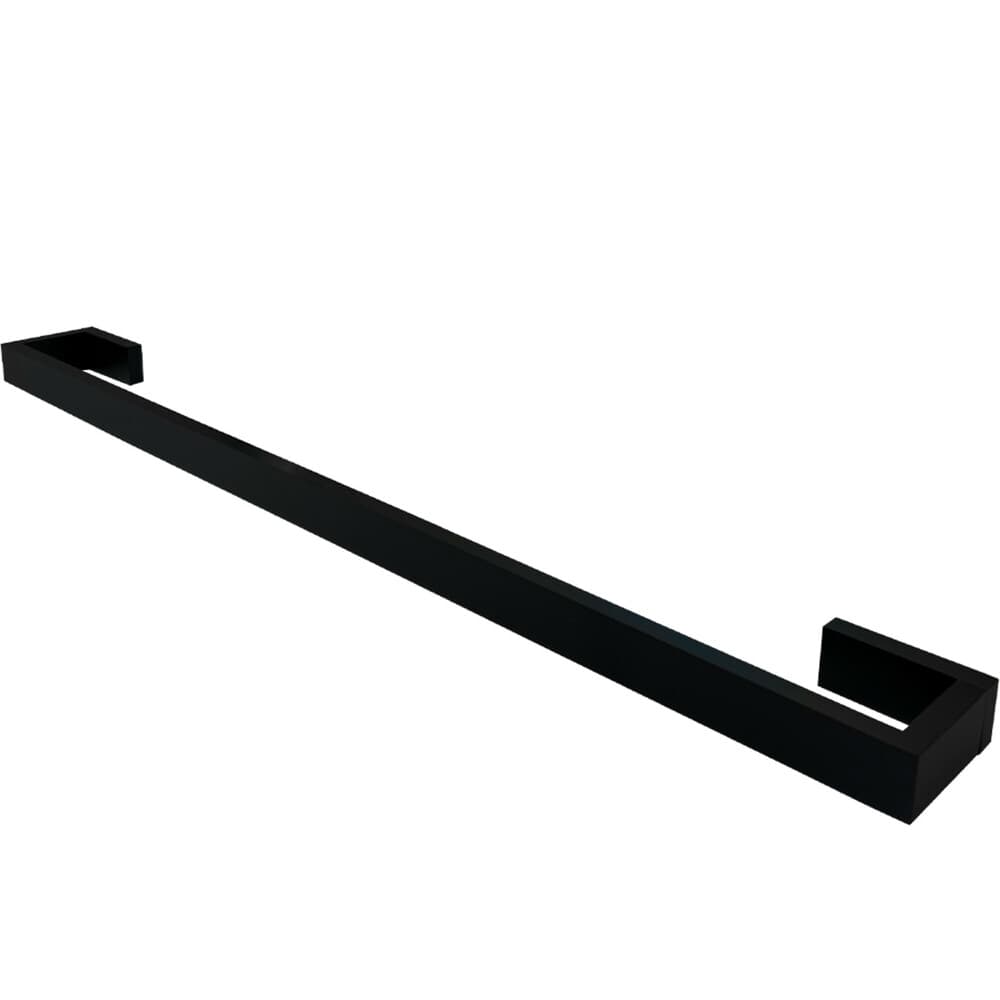 Van Marcke Nero Square porte-serviettes simple 600mm mat noir