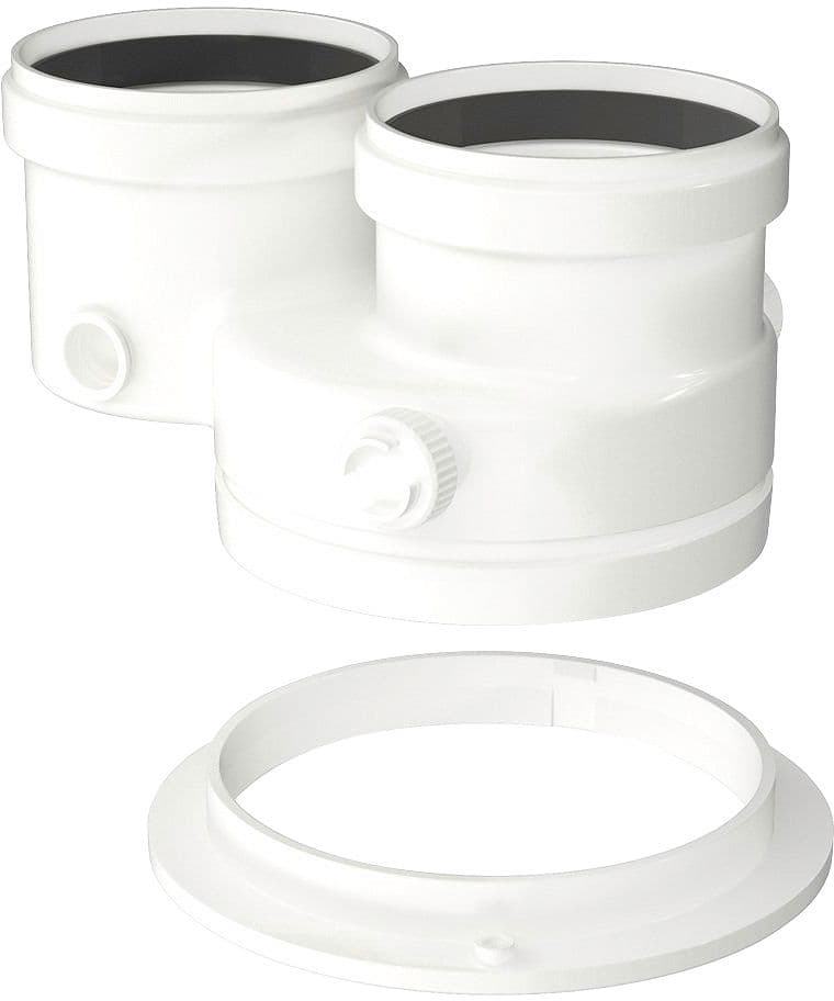 ADAPTATEUR CLV AZB922 BOSCH JUNKERS 80/125-2x80MM