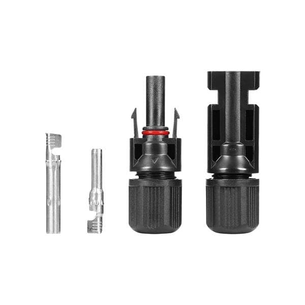 Connecteur MC4 pour panneaux photovoltaïques. compatible avec les fils PV : 1,5 - 6mm², IP67