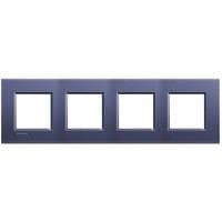 LivingLight - plaque rectangulaire 4 x 2 modules 71mm Club