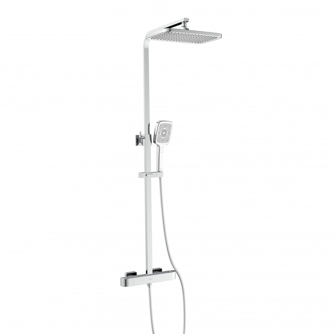 60149 GRAN CANARIA set douche de pluie, chromé, avec Mitigeur thermostatique