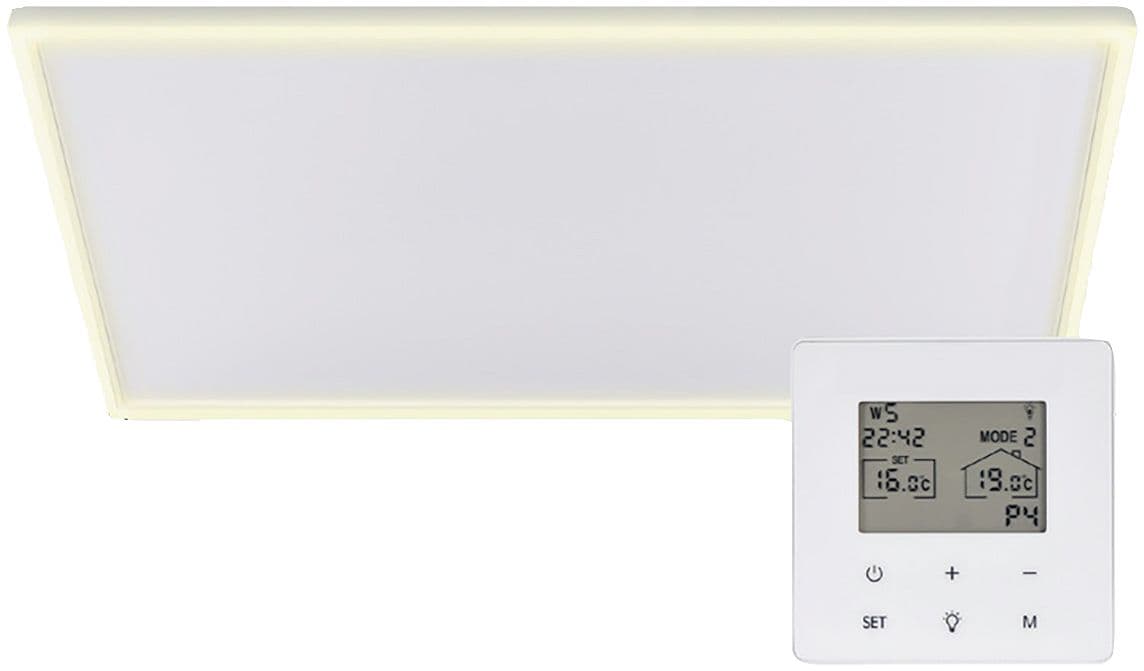 INFRAROUGE PANNEAU AVEC THERMOSTAT ET ECLAIRAGE PLAFOND SP TERMOFOL 62X122 800W