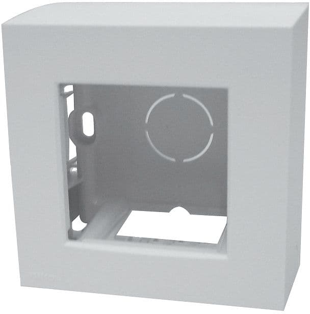 BOÎTE MURALE VIDE POUR MONTAGE EN SAILLIE SIMPLE BLANCHE NIKO