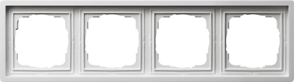 Cadre de finition Gira F100 Blanc brillant En combinaison avec la bride