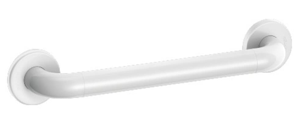 Delabie barre de maintien droite 400mm NylonClean >200 kg nylon blanc