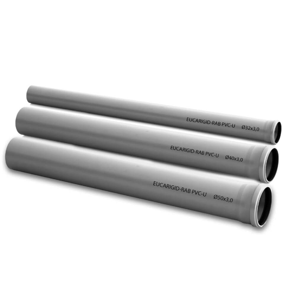 Kabelwerk Eupen Eucarigid-RAB PVC-U 50x3,0 BENOR manchonné longueur 0,5 m