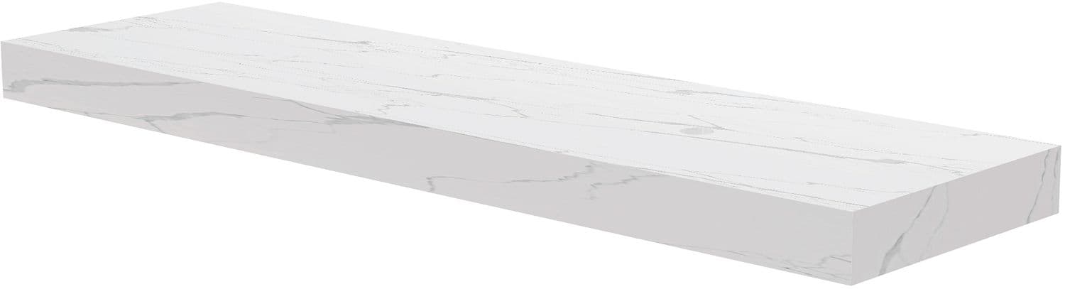 TABLET MARBRE CERAMIQUE PURO L180 H10 1VIDAGE DROITE WHITE CALACATTA