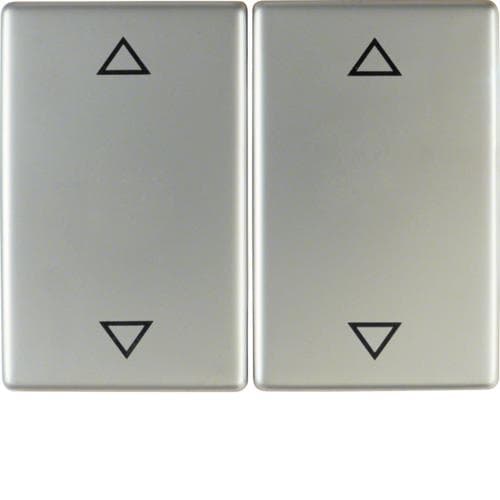 Touche avec symbole flèches Berker K.5 Inox
