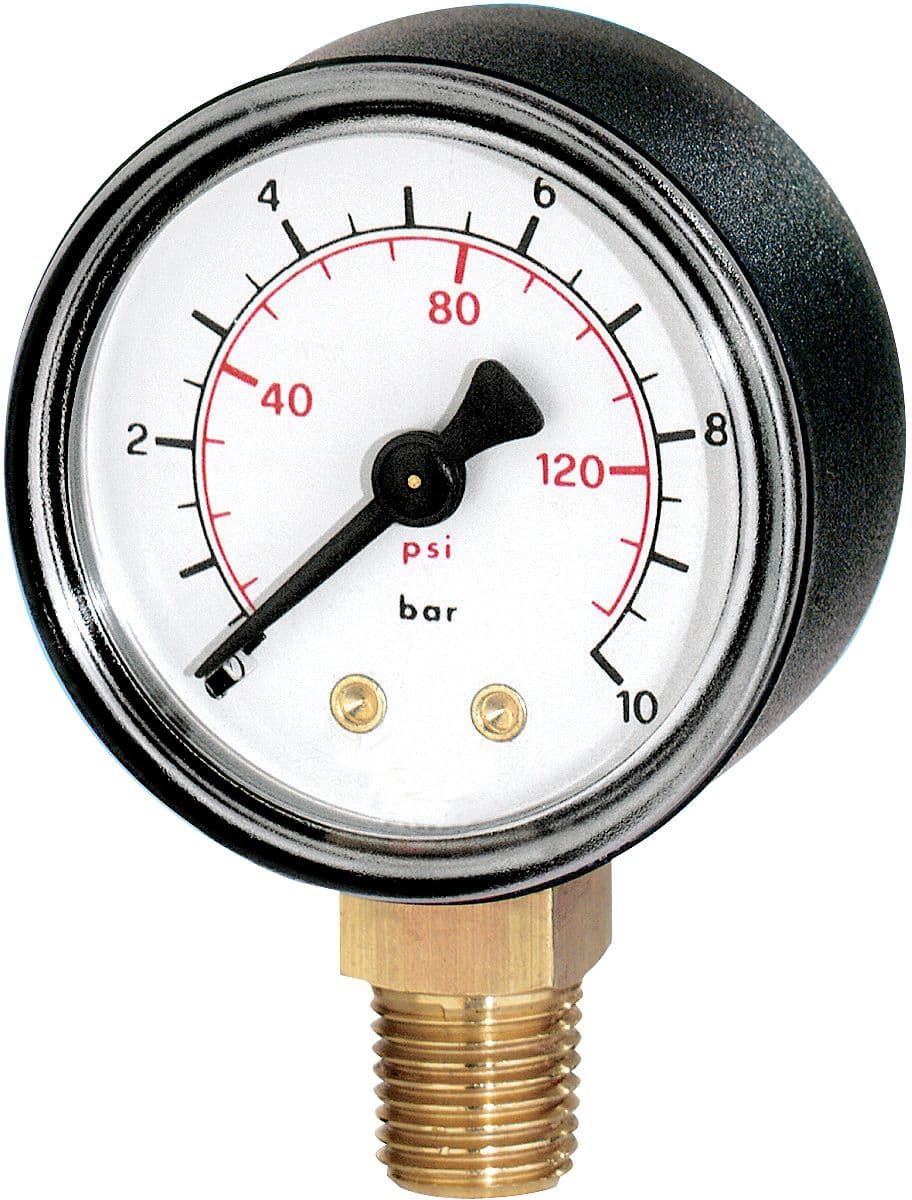 MANOMETRE MDR 63/10 1/4" 0-10KG RAD