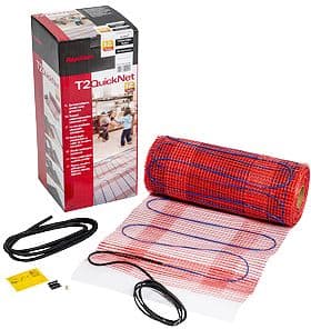 TAPIS POUR LE CHAUFFAGE PAR LE SOL ELECTRIQUE 1 M² 160W AVEC THERMOSTAT PROGRAMMABLE
