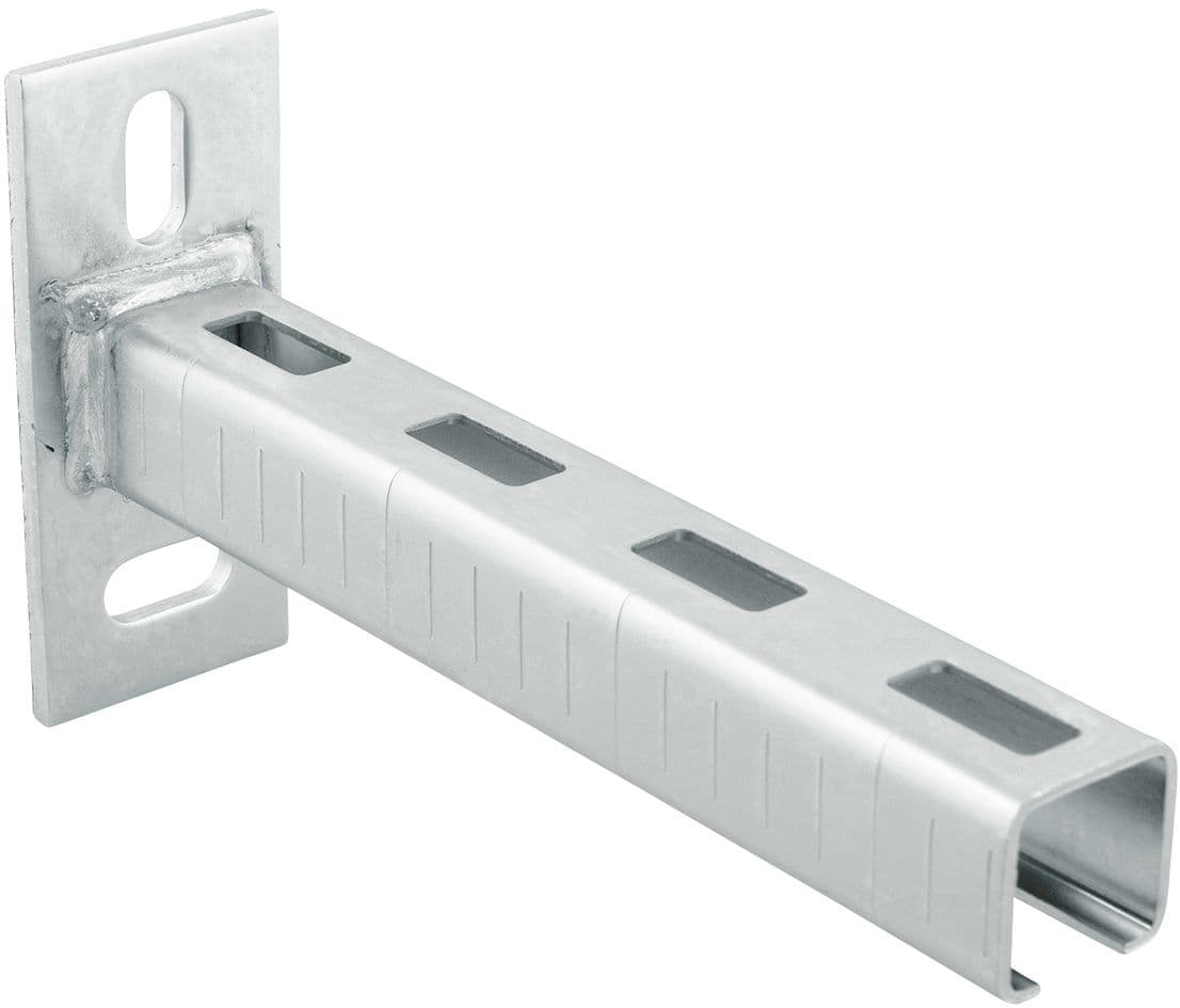 CONSOLE DE RAIL GALVA 30x30x300mm WM2