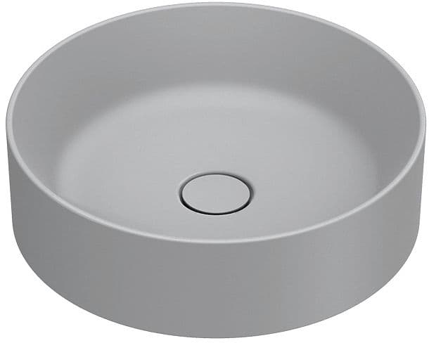 VASQUE A POSER ZERO CATALANO CATAGLAZE+ DIAMETRE 45 H13 SANS TROP-PLEIN CEMENTO SATINATO