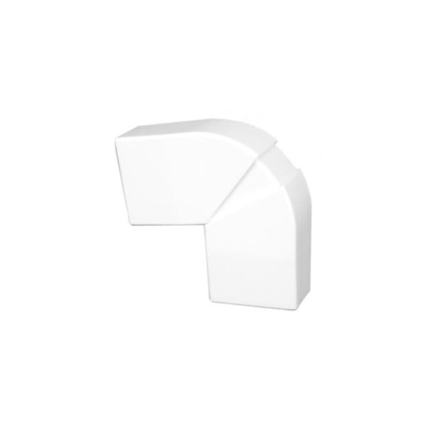 Angle plat variable pour goulotte 32 x 16mm Blanc sans halogène