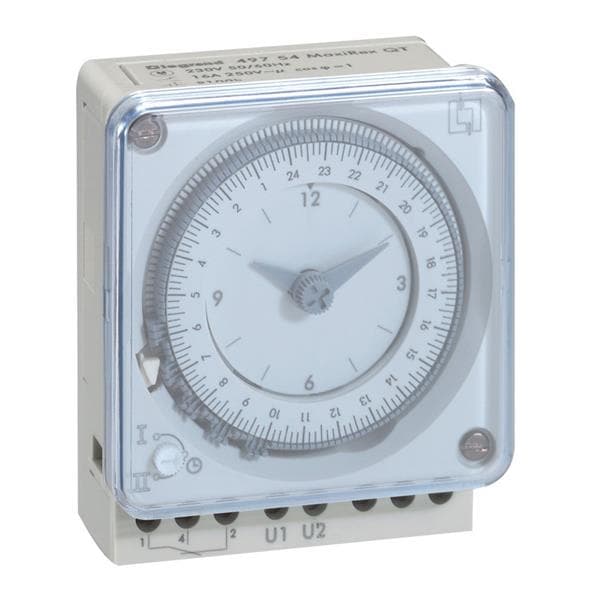 Interrupteur horaire saillie maxiRex - analogique - programme hebdomadaire - 1 sortie par contact in