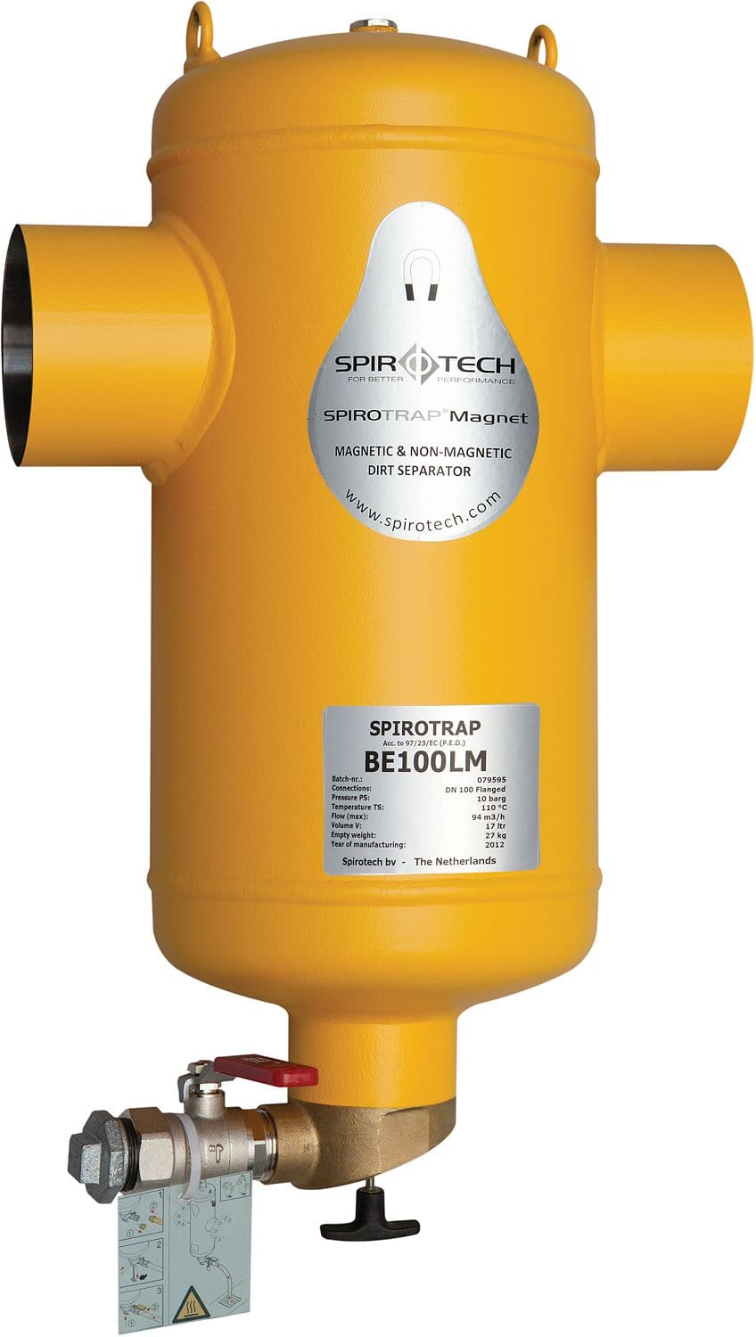 SEPARATEUR DE BOUES + AIMANT SPIROTRAP DN080 A SOUDER