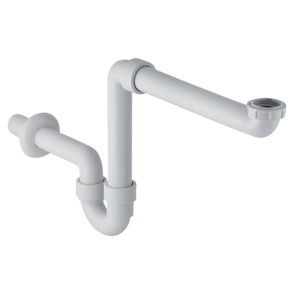 Geberit siphon tubulaire pour lavabo à encastrer 6/4" D 40 mm