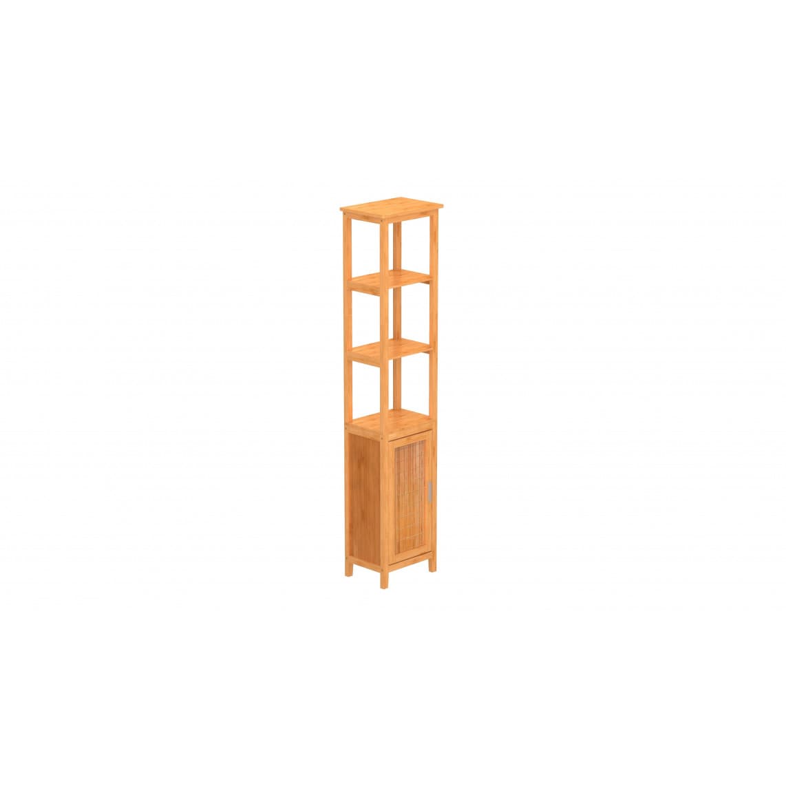 BMBA02-SR Bambou Armoire haute, avec 3 compartiments