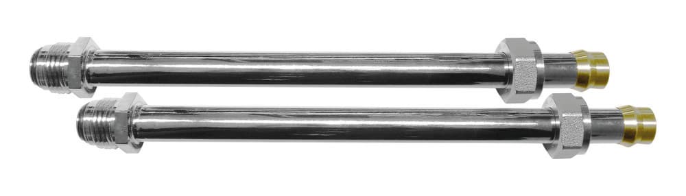 STPX RALLONGE 20CM CHR D15-2PC