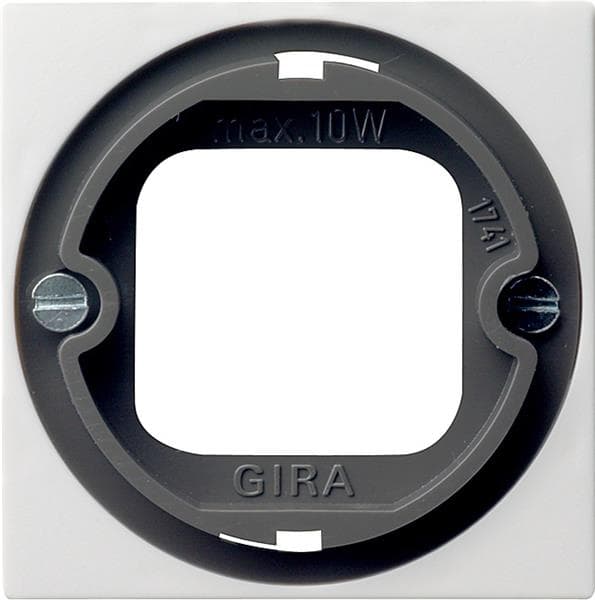 Cache avec fermeture à baïonnette pour signal lumineux Blanc brillant System 55
