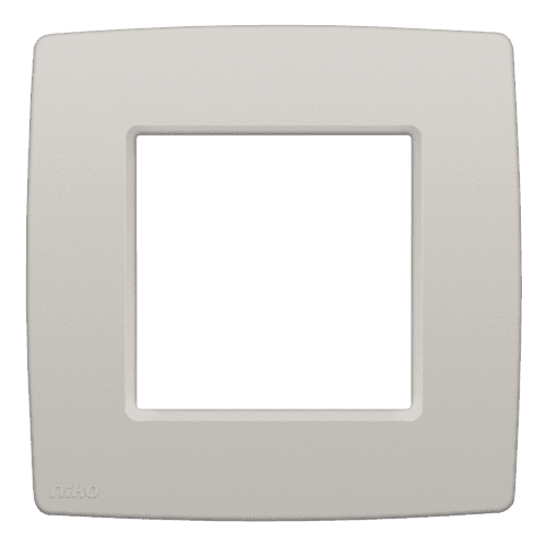 Plaque de recouvrement simple, couleur Niko Original light grey