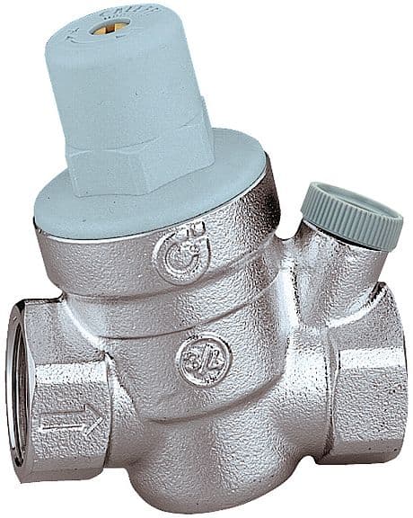 REGULATEUR PRESSION EAU +RACC. MANOMETRE 1/2" CHROME 1-6 BAR CALEFFI