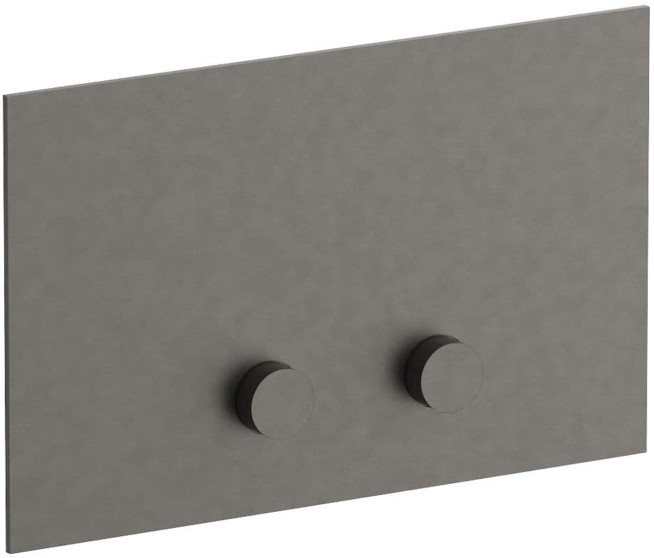 PLAQUE DE COMMANDE 2-TOUCHES POUR GEBERIT SIGMA8 SIGMA12 ICONA CLASSIC FANTINI MATGUNMETAL PVD