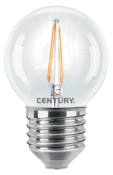 Lampe filament Led boule - 4W - E27 - 2700K - 480lm - IP20