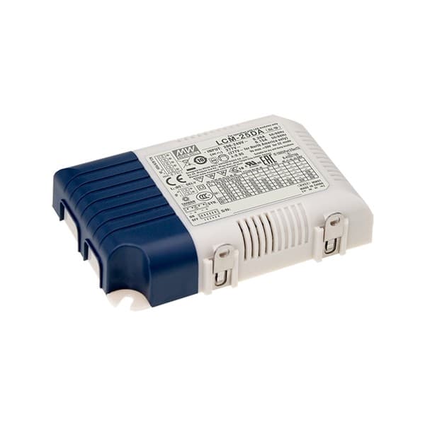 Led driver 25W alim en courant constant sortie 0.35A / 0.5A / 0.6A / 0.7A / 0.9A / 1.05A + Dali dim