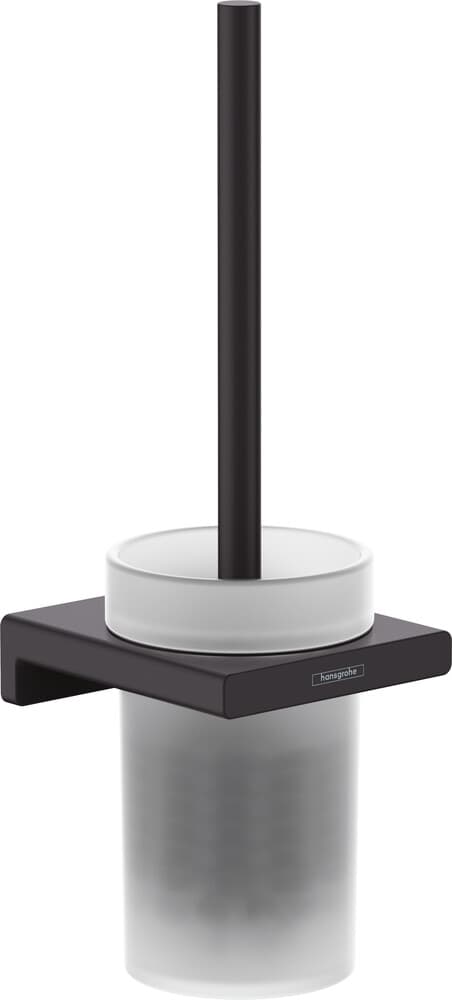 Hansgrohe AddStoris porte-brosse WC mural noir mat
