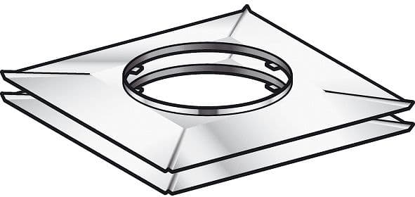 PLAQUE D'ETANCHEITE HAUT-BAS CONDENSEUR POUJOULAT 350x500 130MM